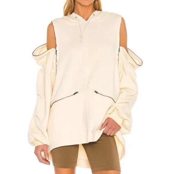 FREE PEOPLE➕NWT Close Call Zip Off Sleeve Hoodie - Picture 4 of 11